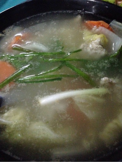 ต้มจืดเต้าหู้หมูสับ