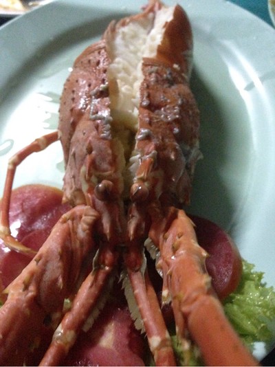 กุ้งมังกรนึ่ง