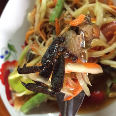 ตำไทยใส่ปู