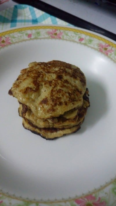 แพนเค้กกล้วย(กล้วย+ไข่เท่านั้น)