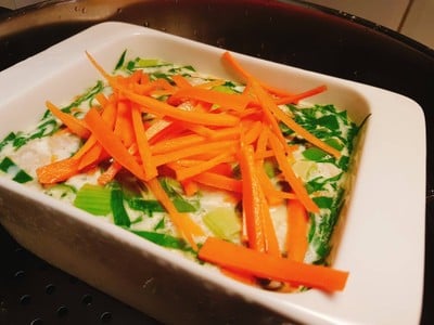 วิธีทำ ไข่ตุ๋นผักขมทรงเครื่องหมูสับ วิธีทำ ไข่ตุ๋นผักขมทรงเครื่องหมูสับ
