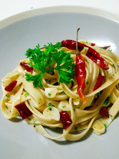 วิธีทำ Pasta Aglio Olio