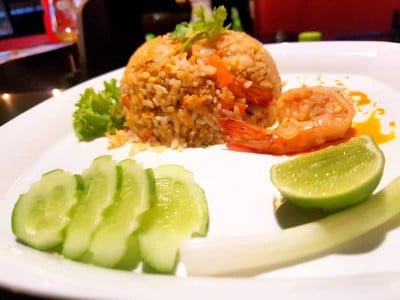 ข้าวผัดมันกุ้ง