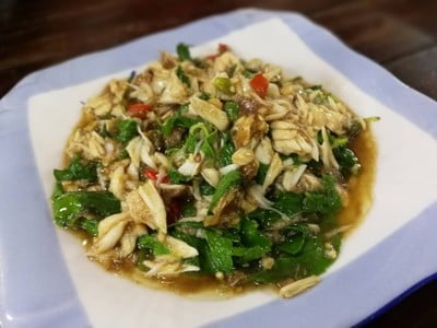 เมนูของร้าน ข้าวต้มปลาแป๊ะจั๊ว ตลาดใหม่นาเกลือ