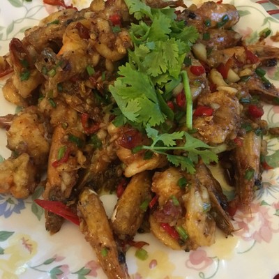 กุ้งคั่วเกลือ