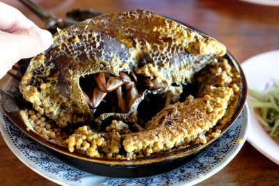 แมงดาทะเลเผา