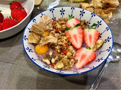 วิธีทำ Mixed berry Smoothie Bowl วิธีทำ Mixed berry Smoothie Bowl