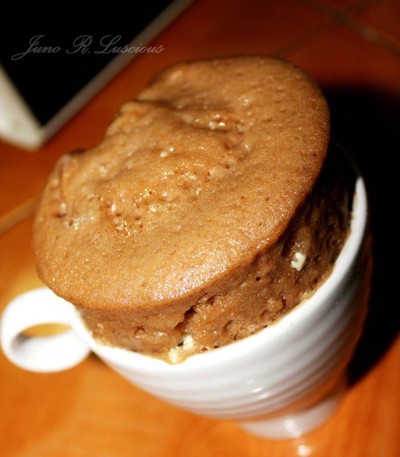 วิธีทำ Microwavable chocolate mug cake