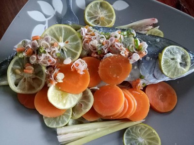 ซาบะนึ่งมะนาว