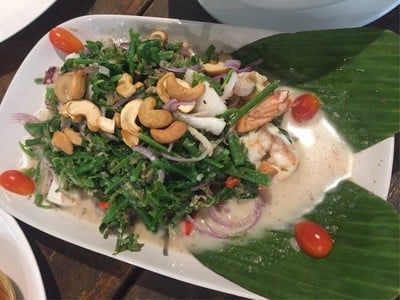 ยำผักกูด