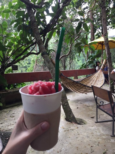 น้ำบีทรูทขิงสดปั่น