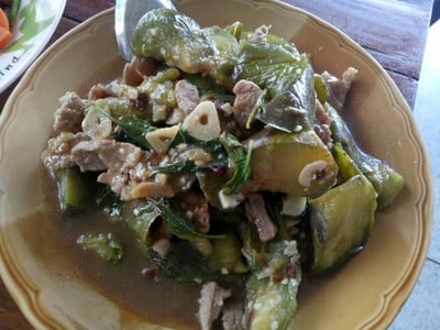 ผัดมะเขือยาว