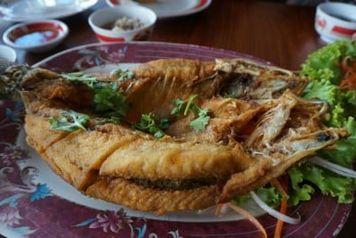 เมนูของร้าน O.X. Seafood ปากน้ำปราณ