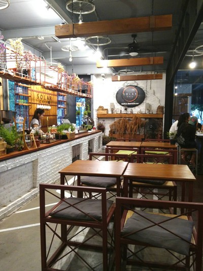 บรรยากาศ Solar Cafe ม.ธรรมศาสตร์
