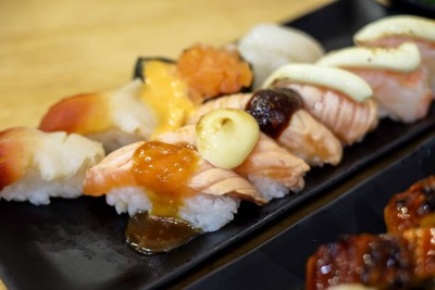 เมนูของร้าน Shinkanzen Sushi เกษตรศาสตร์