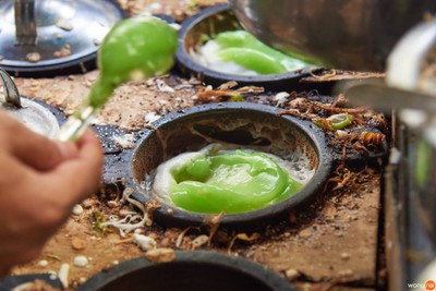 ขนมถังแตกป้าติ๋ม (ป้าติ๋มศิริราช) ตลาดวังหลัง