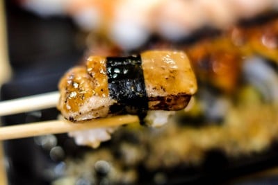 เมนูของร้าน Shinkanzen Sushi เกษตรศาสตร์