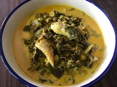 แกงขี้เหล็ก ปลาย่าง