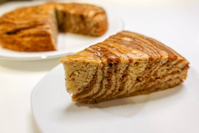 วิธีทำ Zebra Banana Cake