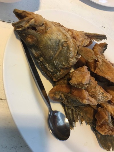ปลากระพงทอดน้ำปลา