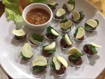 หอยแครงลวก