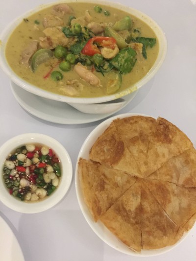 โรตีแกงเขียวหวาน