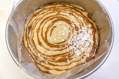 วิธีทำ Zebra Banana Cake