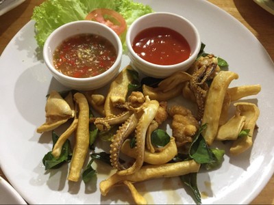 ปลาหมึกแดดเดียว