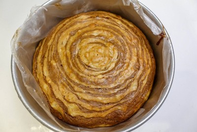 วิธีทำ Zebra Banana Cake