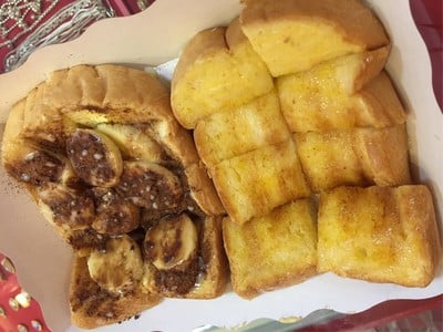 ขนมปังปิ้งเนยนมVsขนมปังปิ้งช๊อคโก้กล้วยหอม ขนมปังปิ้งเนยนมVsขนมปังปิ้งช๊อคโก้กล้วยหอม