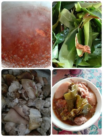 ต้มขาหมูะมวง