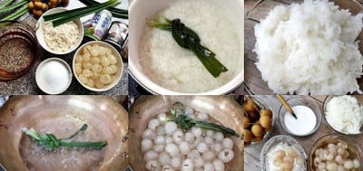 ข้าวเหนียวเปียกลำไย