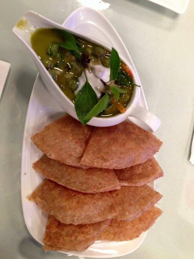 โรตีแกงเขียวหวาน