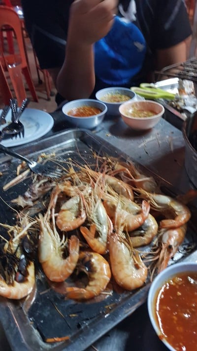 กุ้งเผา