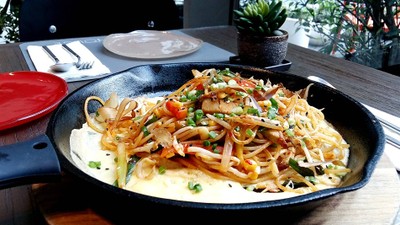 สปาเก็ตตี้บาร์บีคิวหมูเกาหลี