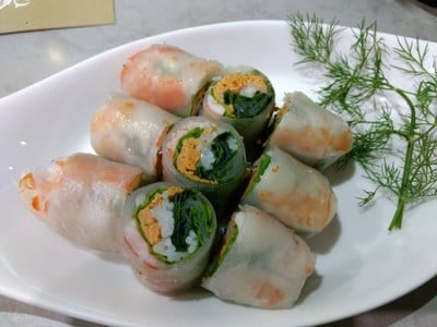 ปอเปี๊ยะสดกุ้ง