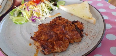 สเต็กหมู หม่า-ล่า