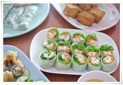 ปอเปี๊ยสดกุ้ง