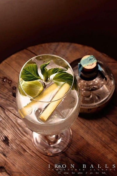 เมนูของร้าน Iron Balls Gin Parlour