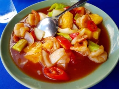 เมนูของร้าน ร้านเรือนริมน้ำ