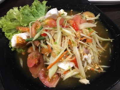 ตำไทยไข่เค็ม