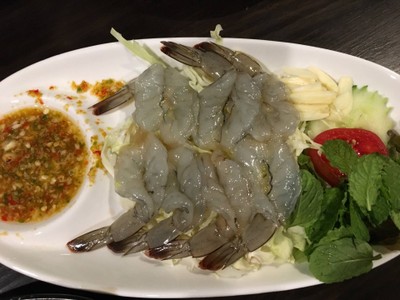 กุ้งแช่น้ำปลา