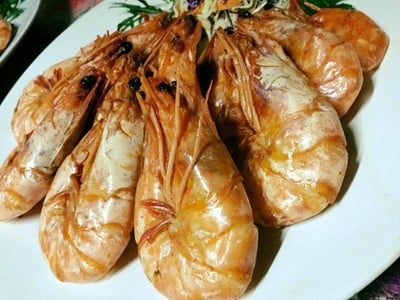 กุ้งอบเกลือ