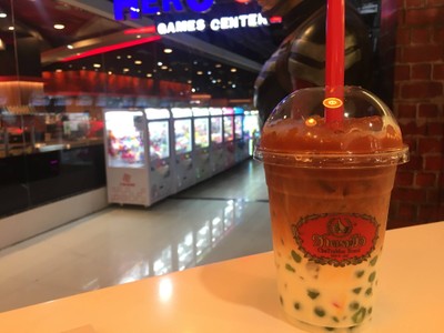 ชาไทยลาเต้ไข่มุกมรกต