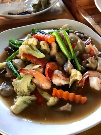 เมนูของร้าน ครัวน้ำยาปลาเผา