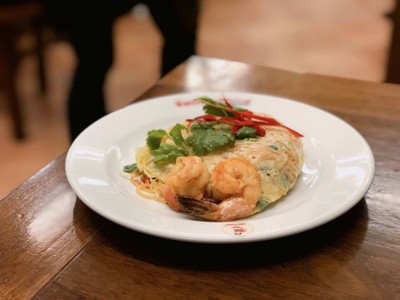 เมนูของร้าน ทิพย์สมัย ผัดไทยประตูผี ฝั่งพระนคร