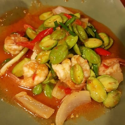 สะตอผัดกุ้ง