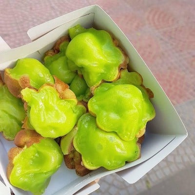 ขนมครกใบเตย สยามสแควร์ซอย 9