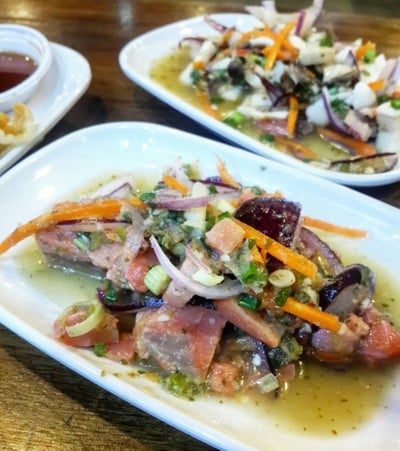 ยำปลาแซลม่อน