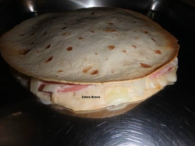 วิธีทำ Alfredo Quesadilla